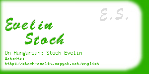 evelin stoch business card